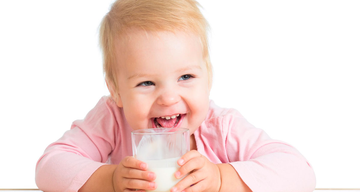 Молоко в рационе ребенка